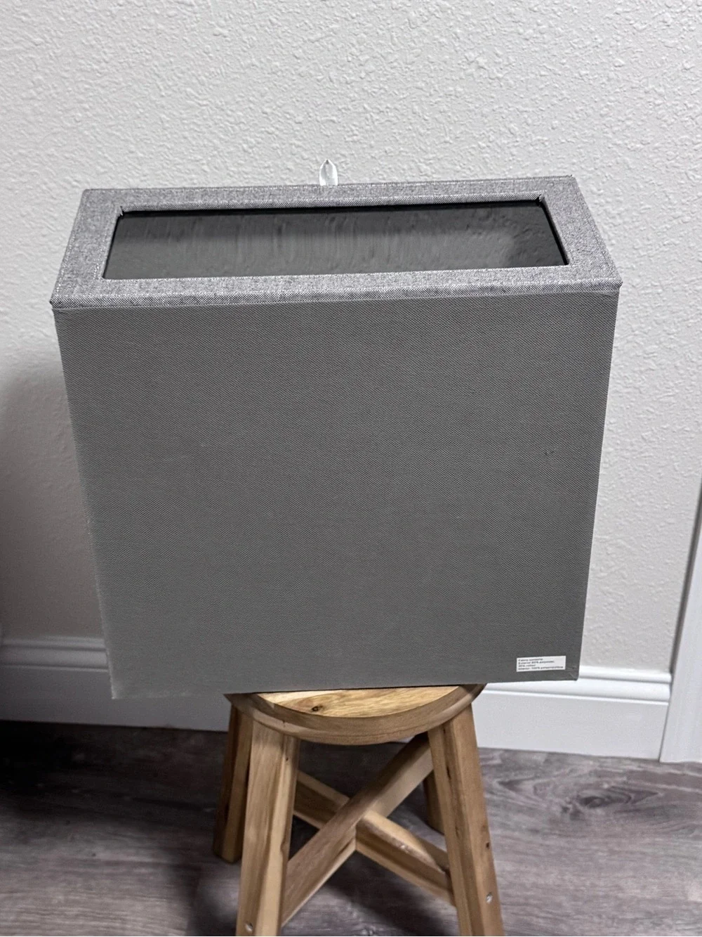 Cambridge Drop-Front Sweater Box in Grey - The Container Store EUC